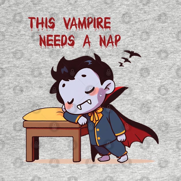 This vampire needs a nap by Trendsdk